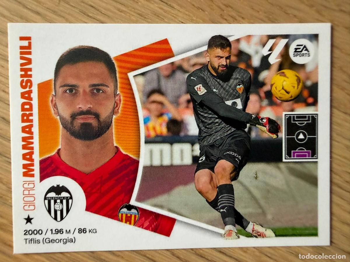 Cromos de Futebol: 3 MAMARDASHVILI VALENCIA 24 25 2024 2025 LIGA EA SPORTS COLECCIONES ESTE SIN PEGAR STICKER