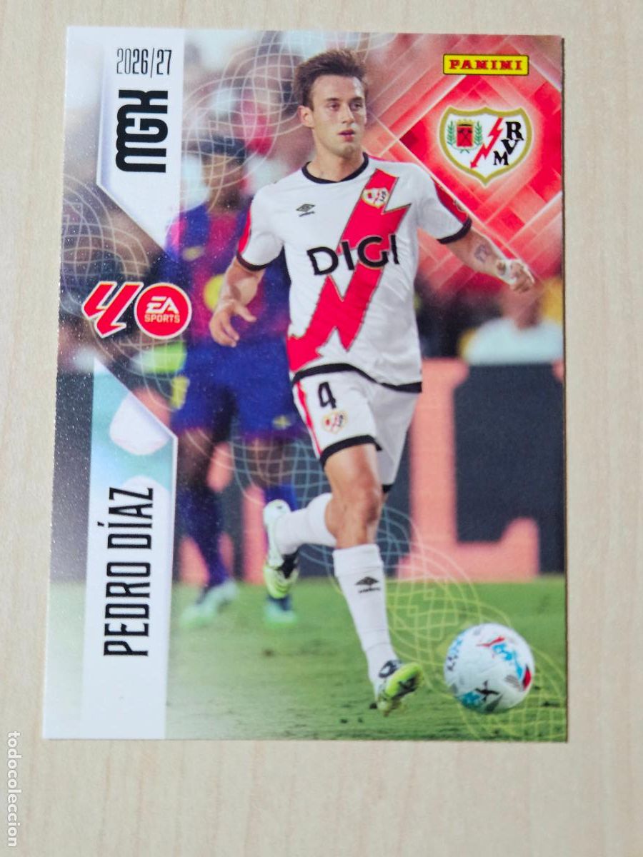 Cromos de Futebol: CROMO N&ordm; 298 PEDRO DIAZ - MEGACRACKS 2026 27 - RAYO VALLECANO
