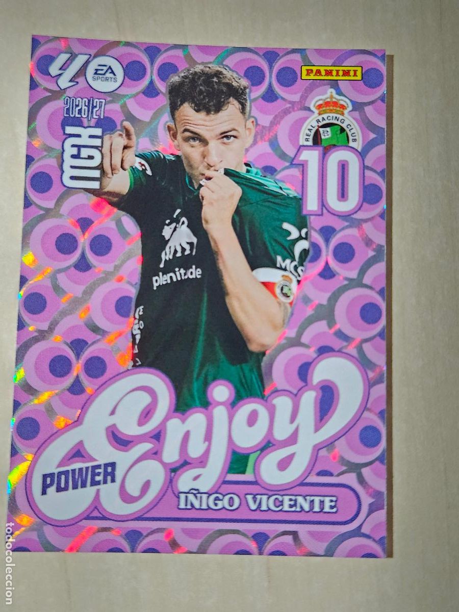 Cromos de f&uacute;tbol: CROMO N&ordm; 383 I&Ntilde;IGO VICENTE - MEGACRACKS 2025 26 - ENJOY POWER