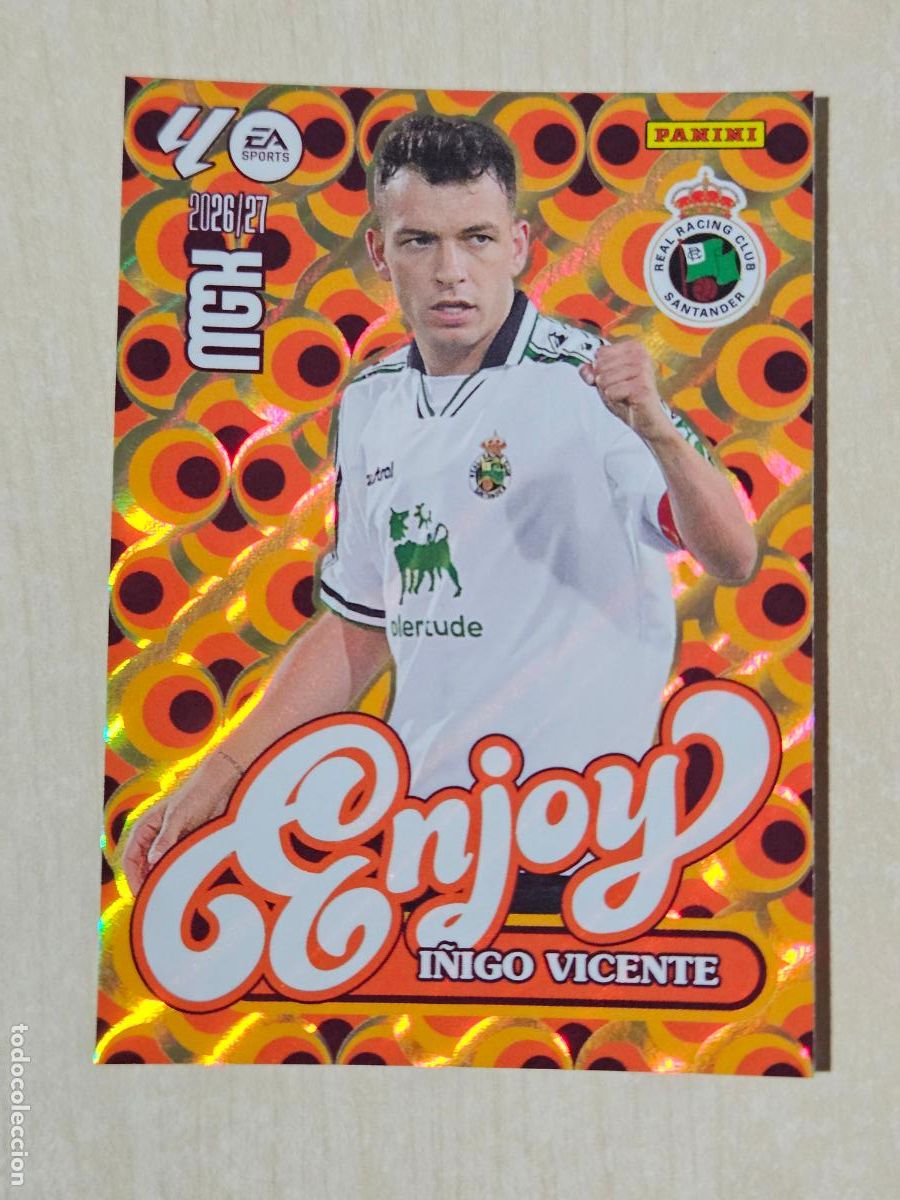 Cromos de f&uacute;tbol: CROMO N&ordm; 383 I&Ntilde;IGO VICENTE - MEGACRACKS 2025 26 - ENJOY