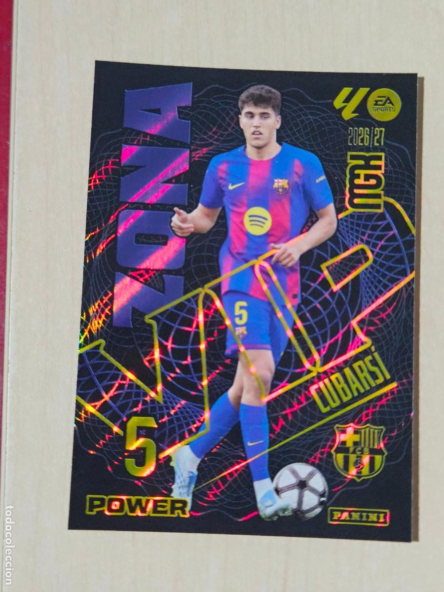 Cromos de f&uacute;tbol: CROMO N&ordm; 391 CUBARSI - MEGACRACKS 2025 26 - ZONA VIP POWER