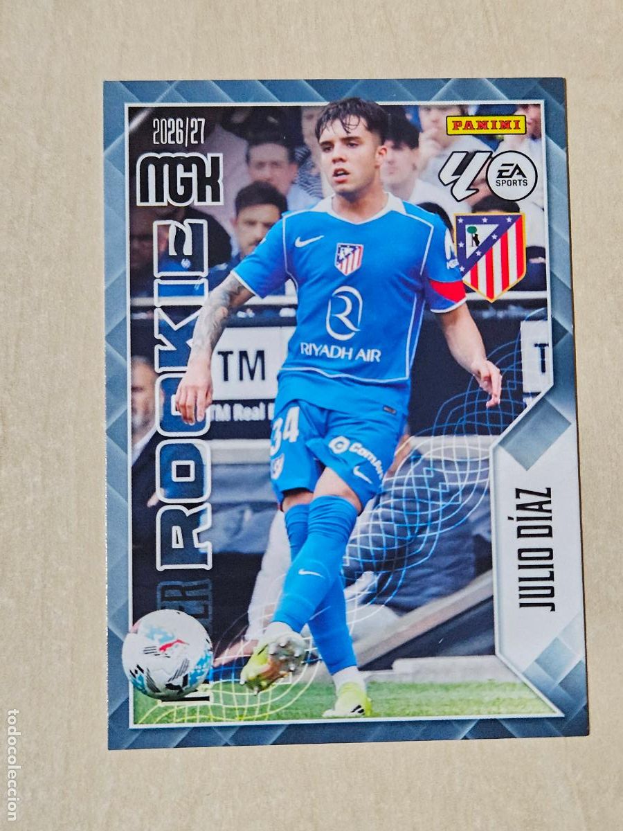 Cromos de f&uacute;tbol: CROMO N&ordm; 415 JULIO DIAZ - MEGACRACKS 2025 26 - MASTER ROOKIE