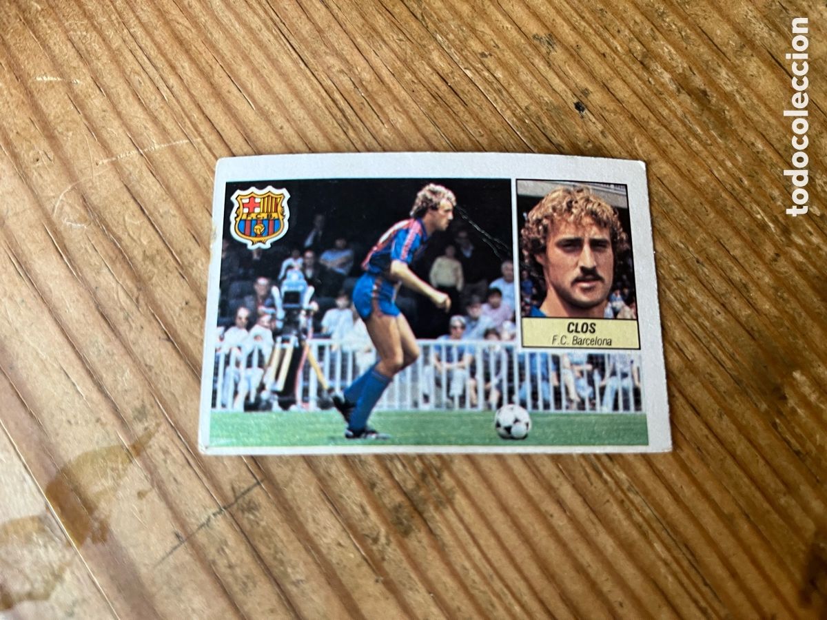 Figurine di Calcio: CROMO SIN PEGAR NUNCA PEGADO ALBUM LIGA ESTE 84 85 1984 1985 BARCELONA CLOS