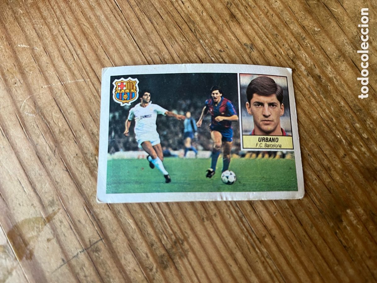Figurine di Calcio: CROMO SIN PEGAR NUNCA PEGADO ALBUM LIGA ESTE 84 85 1984 1985 BARCELONA URBANO
