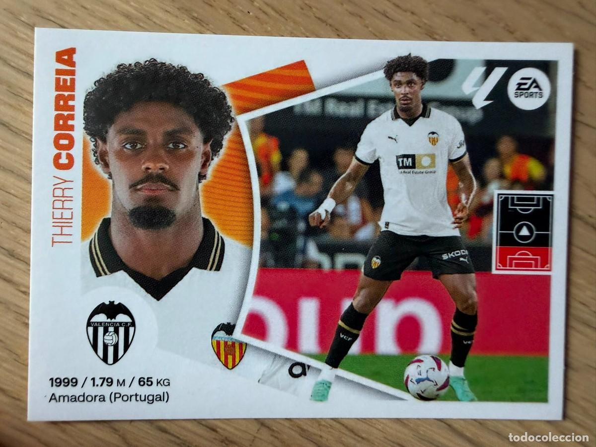 Cromos de f&uacute;tbol: 6 CORREIA VALENCIA 24 25 2024 2025 LIGA EA SPORTS COLECCIONES ESTE SIN PEGAR STICKER