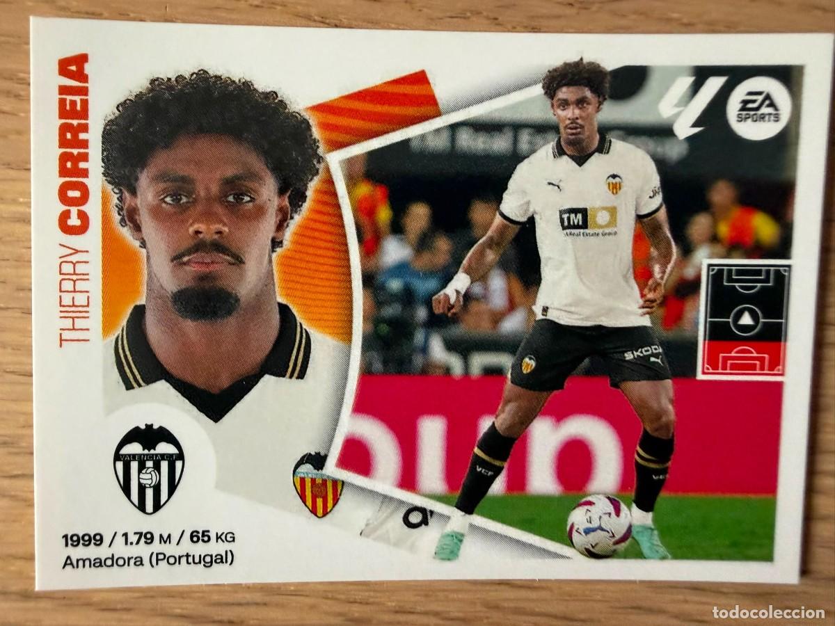 Cromos de f&uacute;tbol: 6 CORREIA VALENCIA 24 25 2024 2025 LIGA EA SPORTS COLECCIONES ESTE SIN PEGAR STICKER