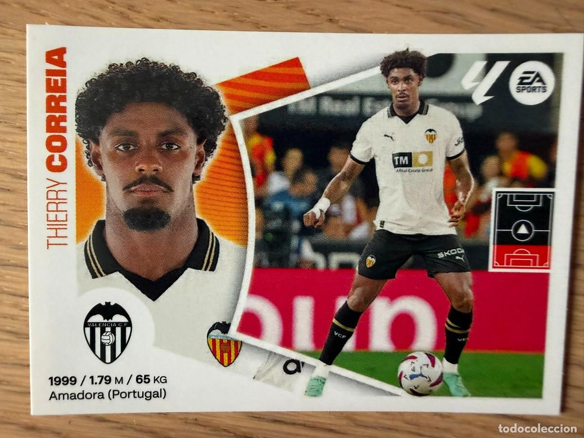 Cromos de f&uacute;tbol: 6 CORREIA VALENCIA 24 25 2024 2025 LIGA EA SPORTS COLECCIONES ESTE SIN PEGAR STICKER