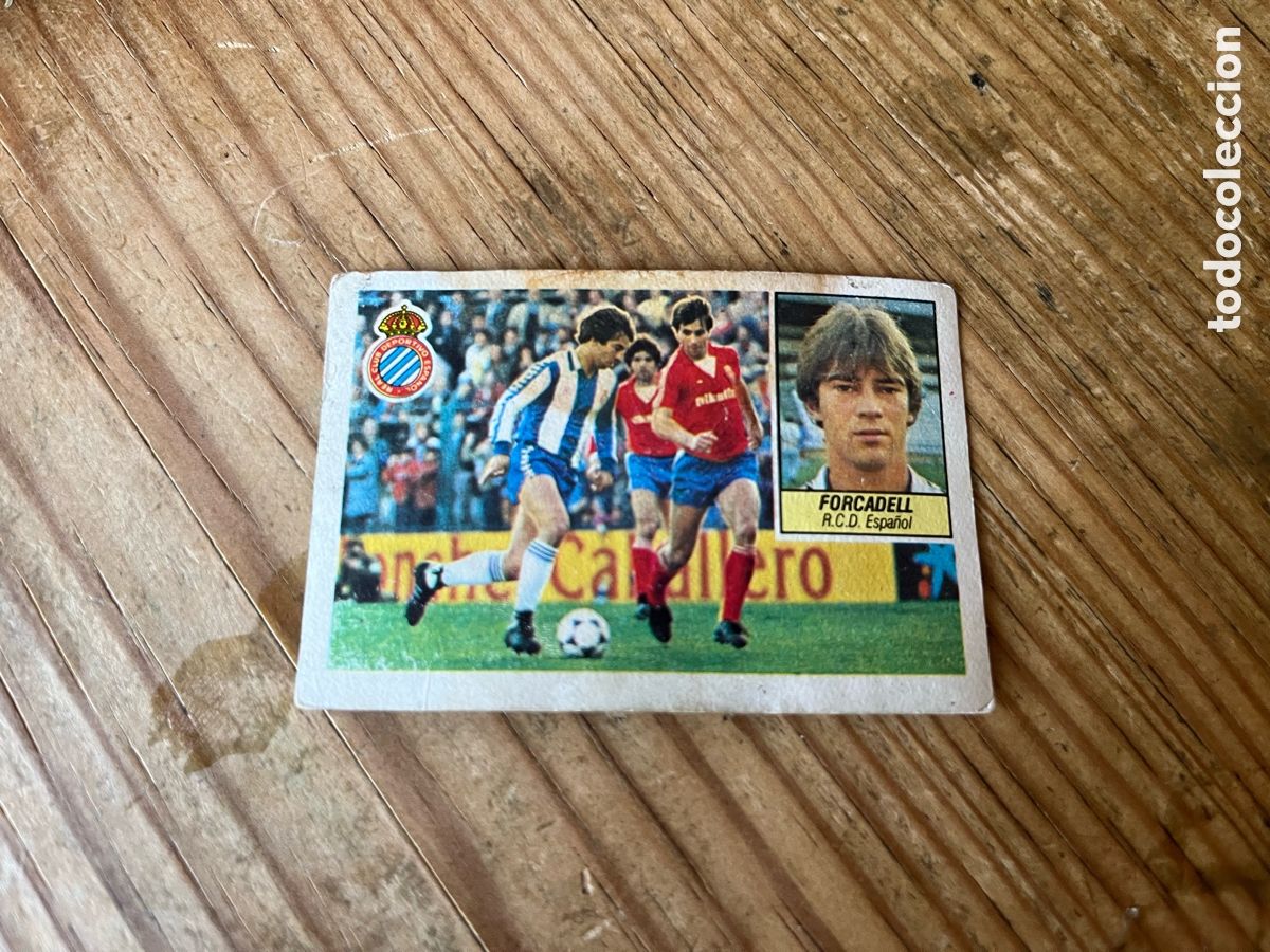 Cromos de f&uacute;tbol: CROMO SIN PEGAR NUNCA PEGADO ALBUM LIGA ESTE 84 85 1984 1985 ESPANYOL ESPA&Ntilde;OL FORCADELL