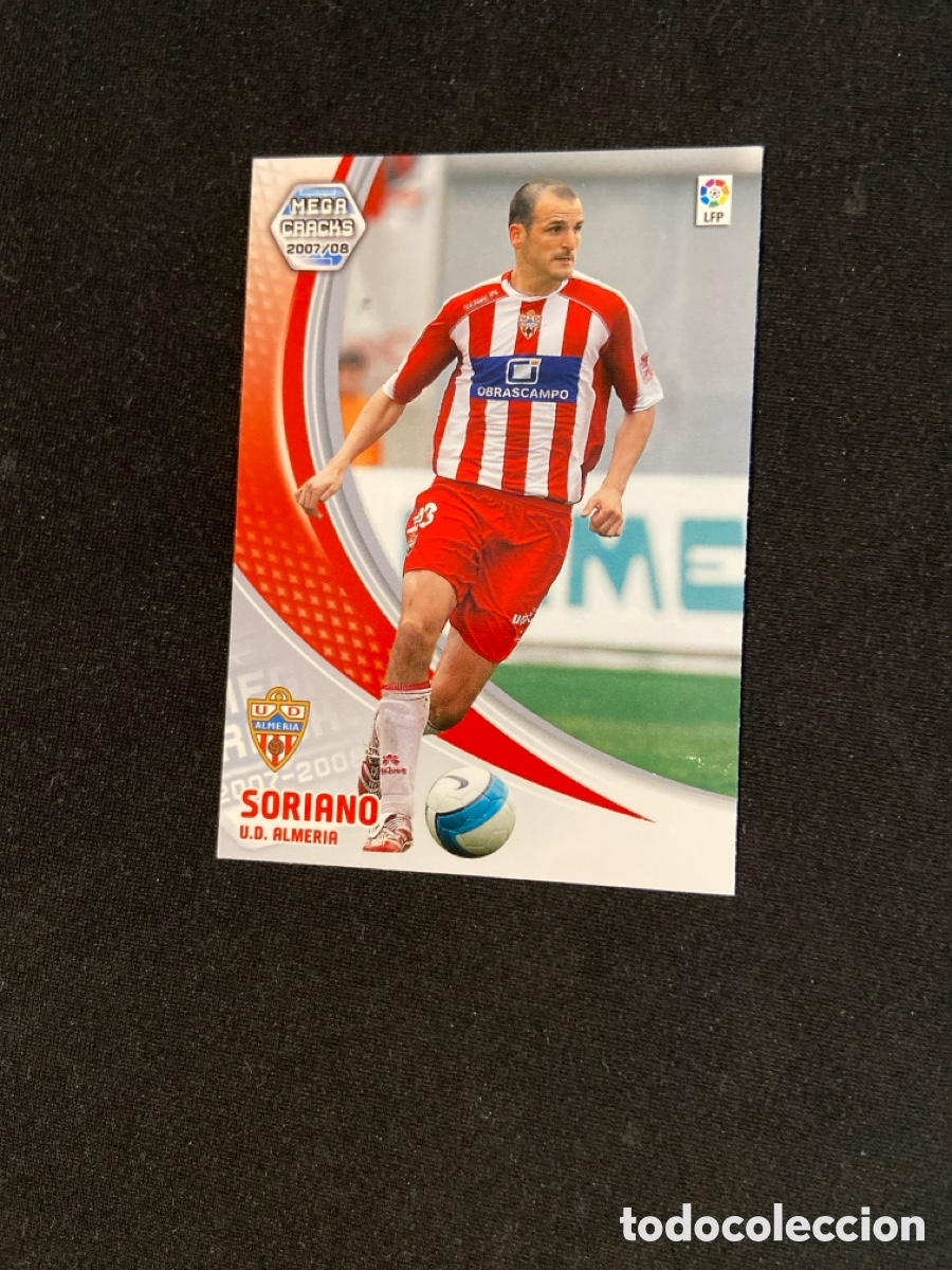 Cromos de f&uacute;tbol: SORIANO 9 (ALMERIA) MEGA