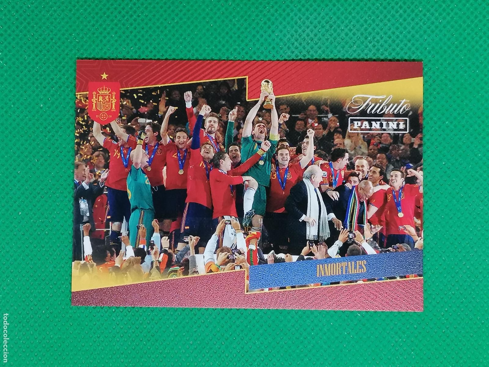 Figurine di Calcio: 34 INMORTALES 2010 ⚽PANINI TRIBUTO SELECCION ESPA&Ntilde;OLA ESPA&Ntilde;A CARD 26 2026⚽
