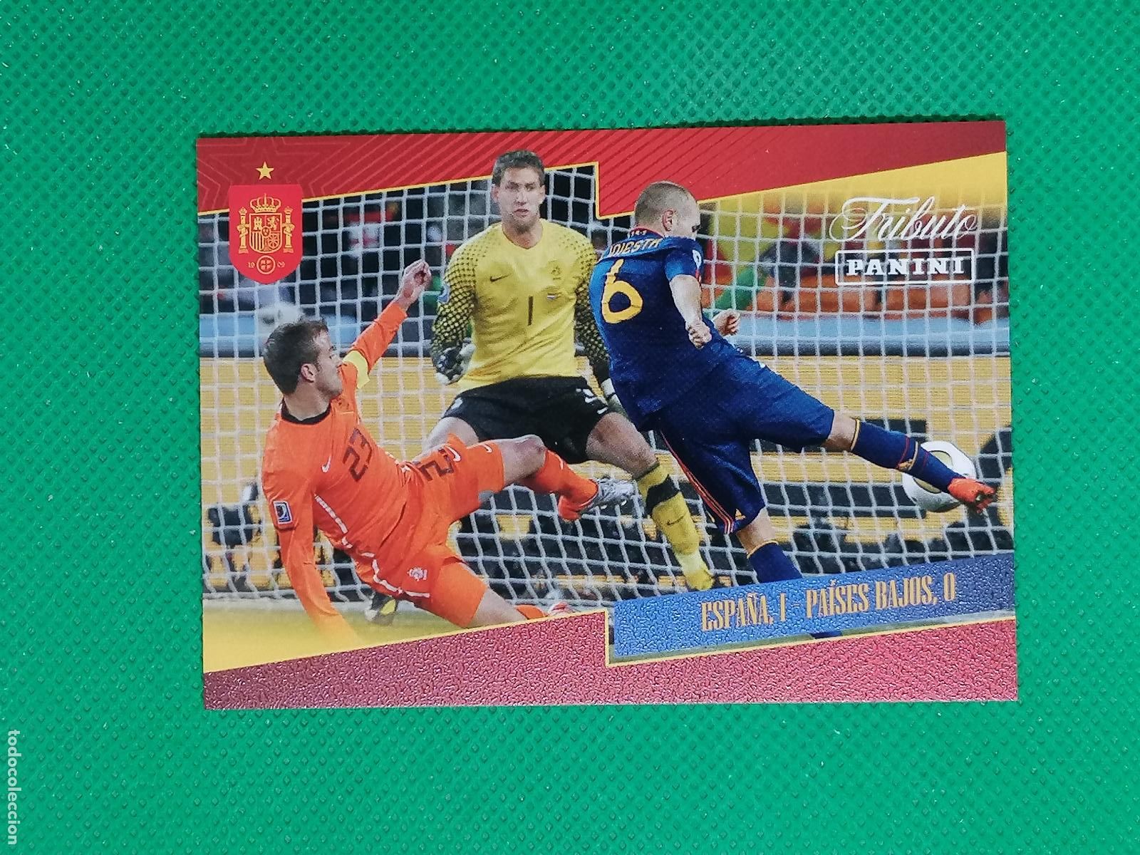 Fu&szlig;ball-Sticker: 31 ESPA&Ntilde;A PAISES BAJOS 2010 ⚽PANINI TRIBUTO SELECCION ESPA&Ntilde;OLA ESPA&Ntilde;A CARD 26 2026⚽