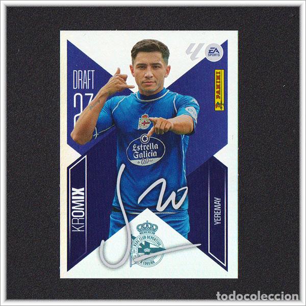 Figurine di Calcio: LIGA ESTE 2026 2027 26 27 PANINI YEREMAY K23 23 DRAFT 23 KROMIX DEPORTIVO CORU&Ntilde;A COLECCI&Oacute;N 1&ordf; ED