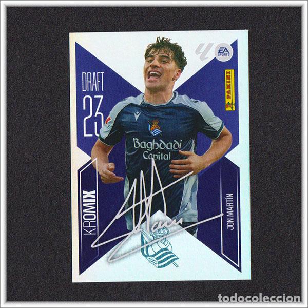 Figurine di Calcio: LIGA ESTE 2026 2027 26 27 PANINI JON MART&Iacute;N K13 13 DRAFT 23 KROMIX REAL SOCIEDAD COLECCI&Oacute;N 1&ordf; ED