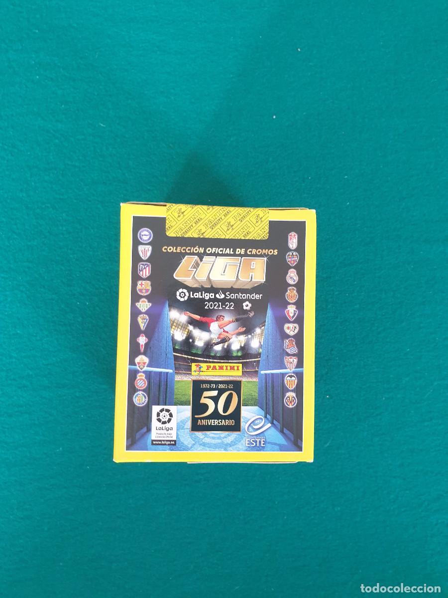 Cromos de f&uacute;tbol: 1 CAJA CON 50 SOBRES SIN ABRIR CROMOS LIGA ESTE 2021-2022-PANINI