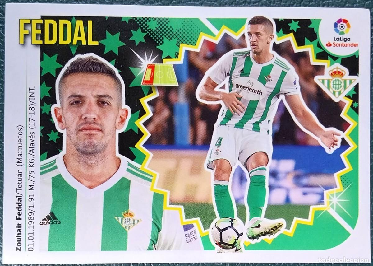 Cartes &agrave; collectionner de Football: 4 FEDDAL REAL BETIS CROMOS ALBUM EDICIONES ESTE 2018 2019 18 19