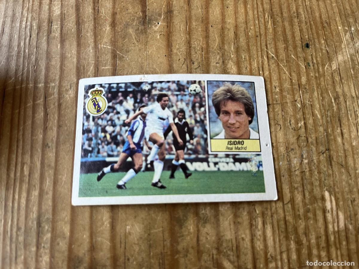 Cromos de f&uacute;tbol: CROMO DESPEGADO ALBUM LIGA ESTE 84 85 1984 1985 REAL MADRID ISIDRO