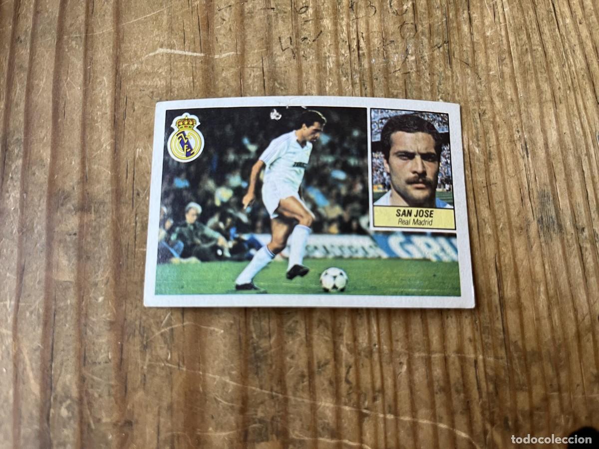 Cromos de f&uacute;tbol: CROMO DESPEGADO ALBUM LIGA ESTE 84 85 1984 1985 REAL MADRID SANJOSE SAN JOSE