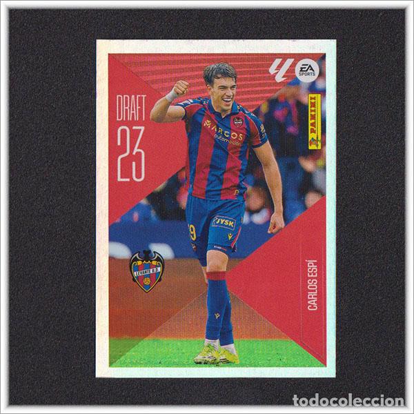 Cromos de f&uacute;tbol: LIGA ESTE 2026 2027 26 27 PANINI CARLOS ESP&Iacute; 4 DRAFT 23 LEVANTE ALBUM COLECCI&Oacute;N 1&ordf; EDICI&Oacute;N