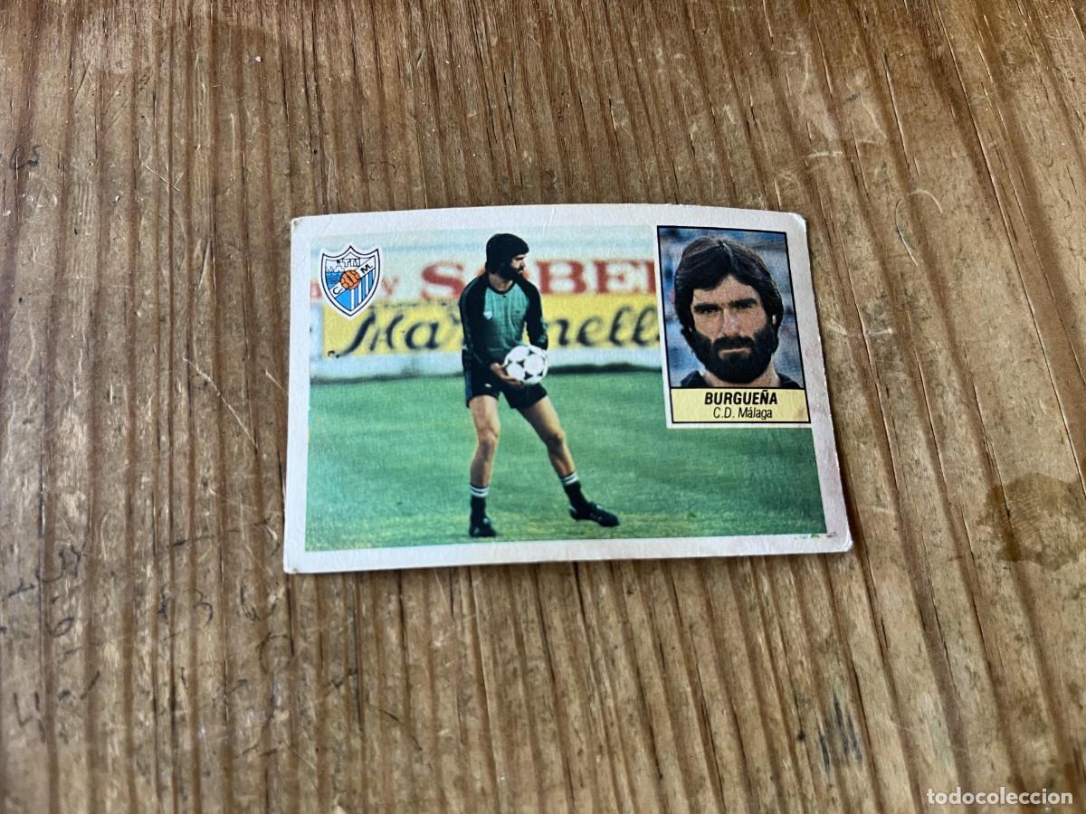 Cromos de f&uacute;tbol: CROMO SIN PEGAR NUNCA PEGADO ALBUM LIGA ESTE 84 85 1984 1985 MALAGA BURGUE&Ntilde;A