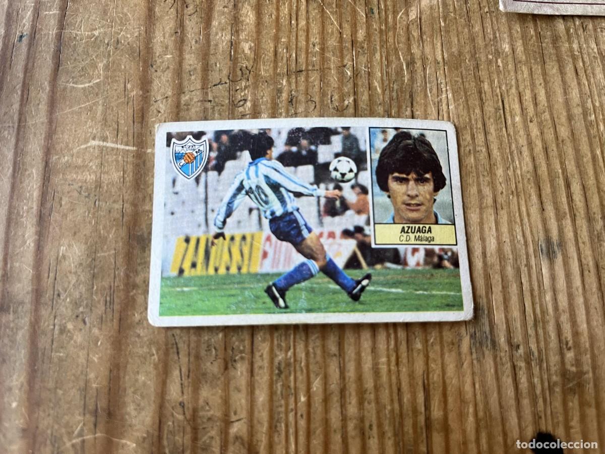 Cromos de f&uacute;tbol: CROMO SIN PEGAR NUNCA PEGADO ALBUM LIGA ESTE 84 85 1984 1985 MALAGA AZUAGA