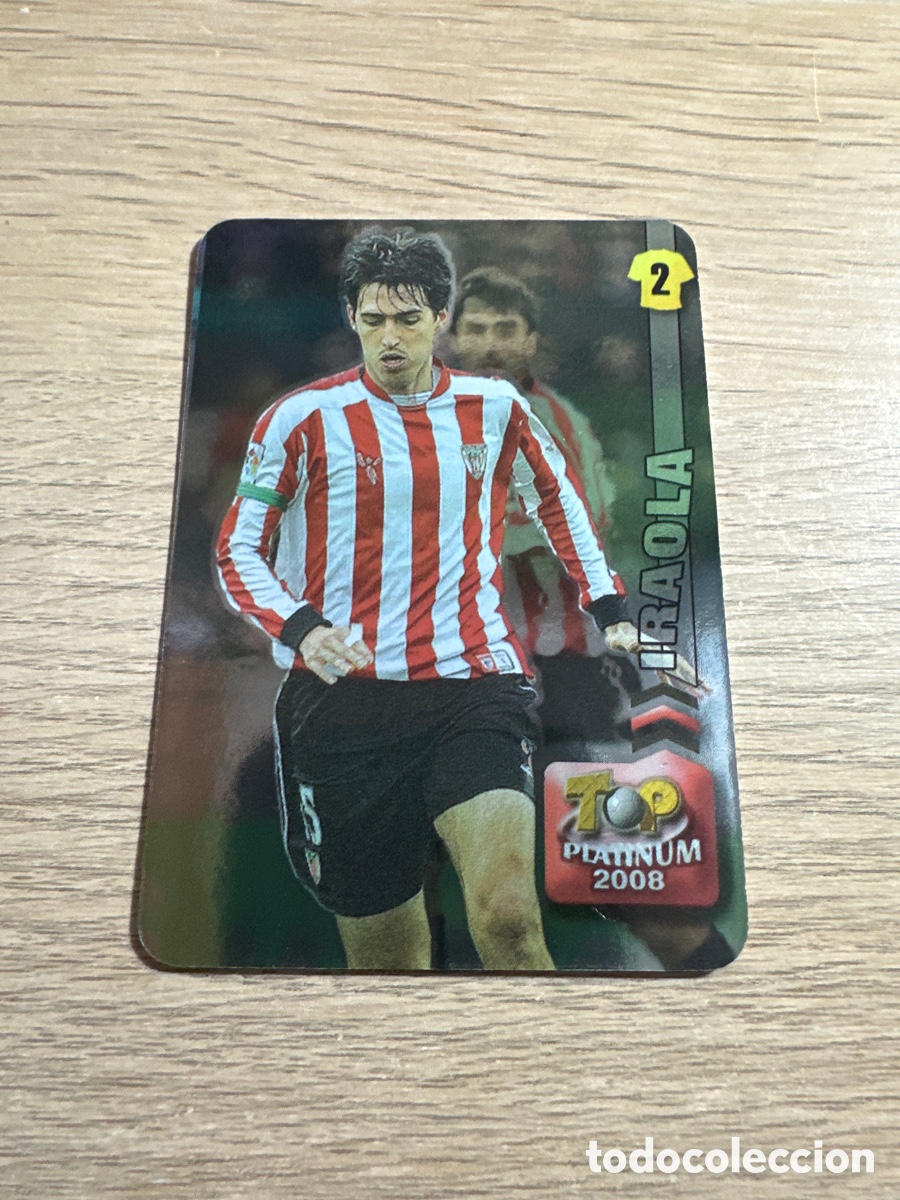 Cromos de Futebol: IRAOLA N&ordm; 702 TOP PLATINUM 2008 ATHLETIC CLUB DE BILBAO BRILLO LISO MUNDICROMO