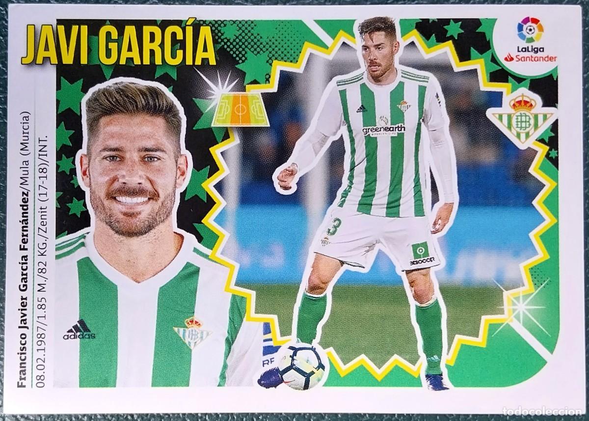 Cartes &agrave; collectionner de Football: 8A / 8 A JAVI GARCIA REAL BETIS CROMOS ALBUM EDICIONES ESTE 2018 2019 18 19