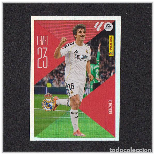 Figurine di Calcio: LIGA ESTE 2026 2027 26 27 PANINI GONZALO 9 DRAFT 23 REAL MADRID ALBUM COLECCI&Oacute;N 1&ordf; EDICI&Oacute;N