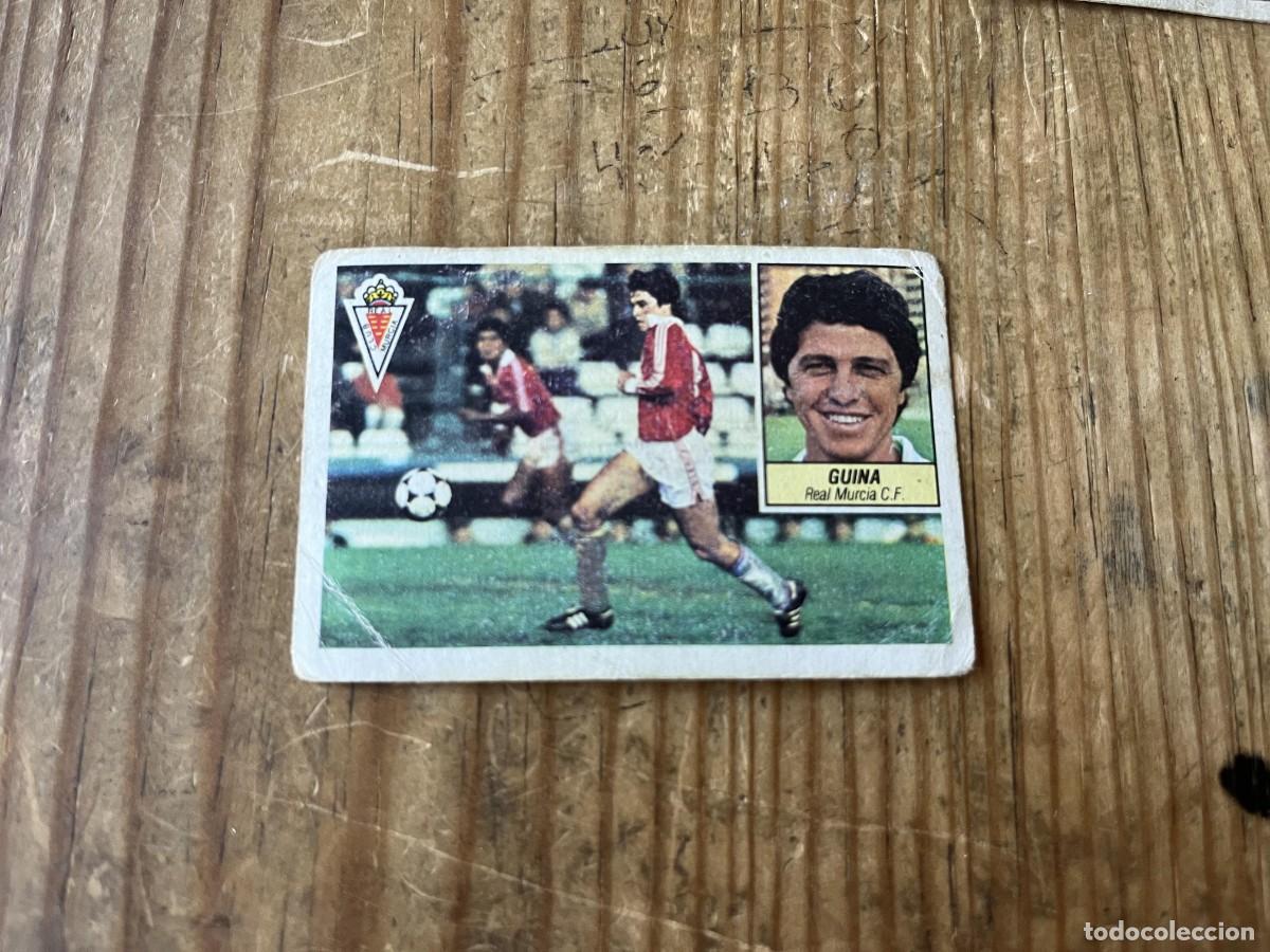 Cromos de f&uacute;tbol: CROMO SIN PEGAR NUNCA PEGADO ALBUM LIGA ESTE 84 85 1984 1985 REAL MURCIA GUINA