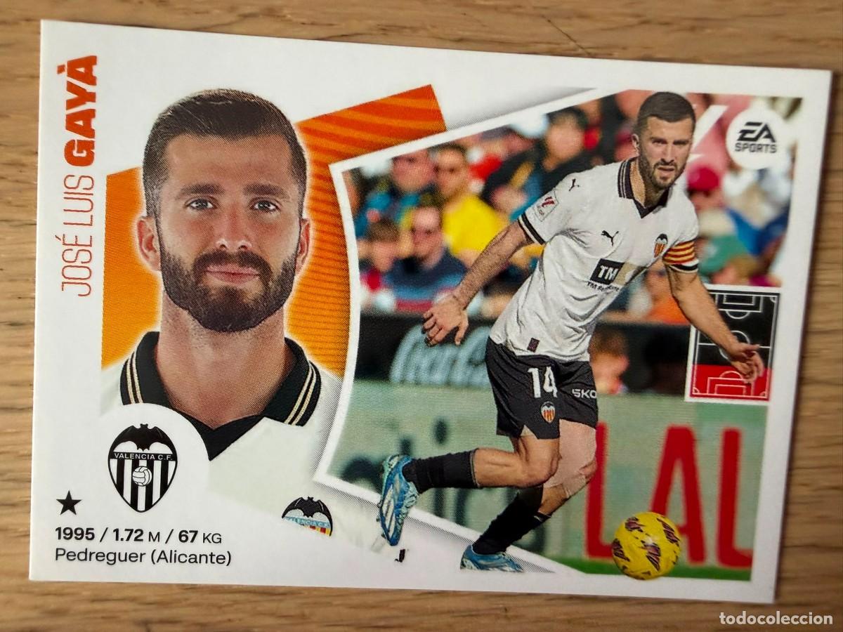 Cromos de f&uacute;tbol: 10 GAYA VALENCIA 24 25 2024 2025 LIGA EA SPORTS COLECCIONES ESTE SIN PEGAR STICKER