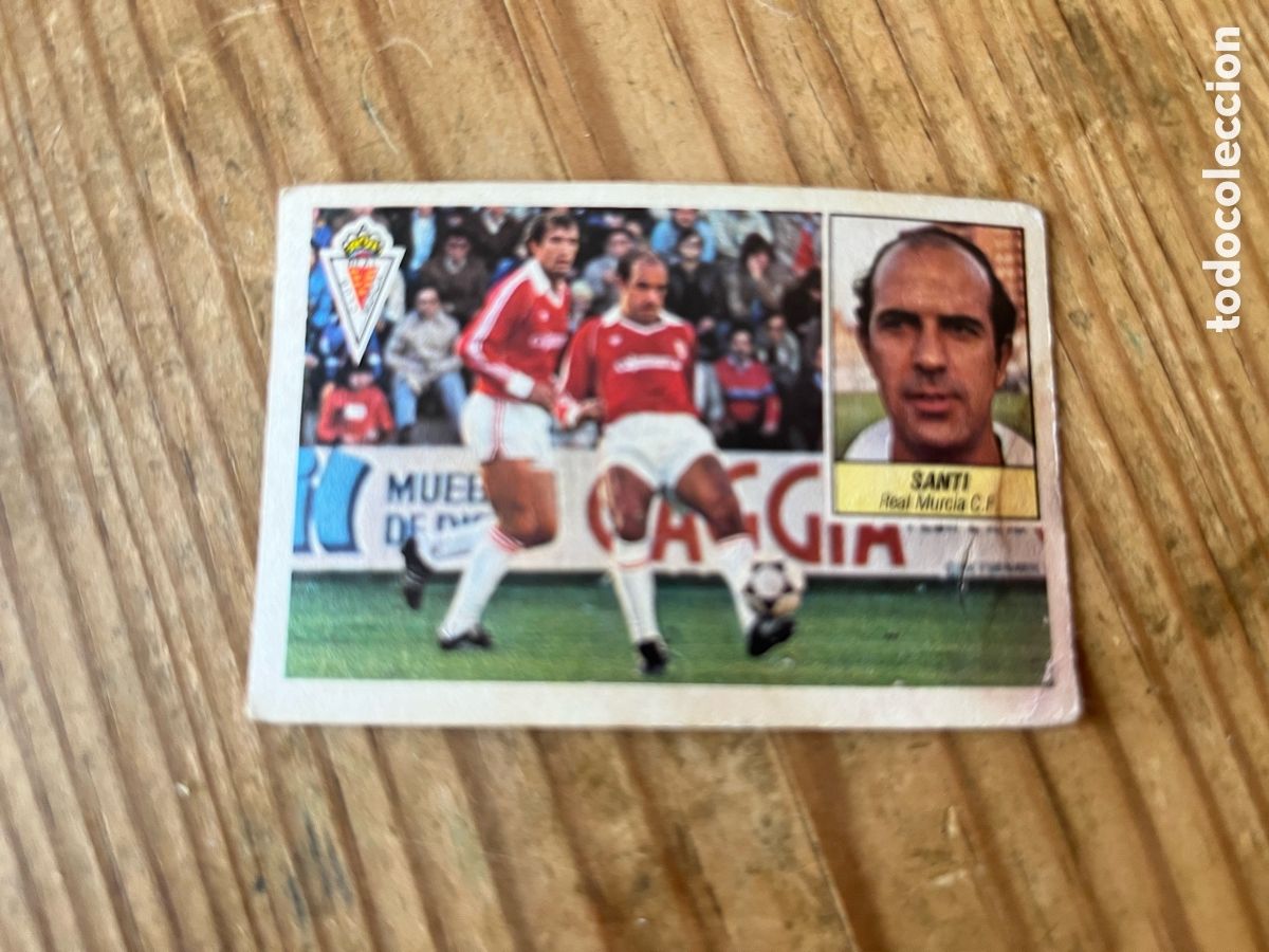 Cromos de f&uacute;tbol: CROMO SIN PEGAR NUNCA PEGADO ALBUM LIGA ESTE 84 85 1984 1985 REAL MURCIA SANTI