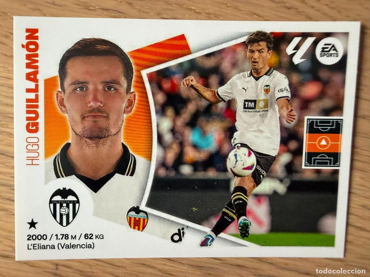 Cromos de f&uacute;tbol: 11 GUILLAMON VALENCIA 24 25 2024 2025 LIGA EA SPORTS COLECCIONES ESTE SIN PEGAR STICKER