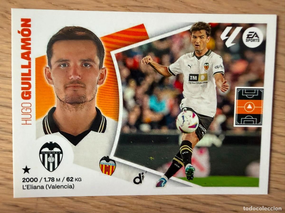 Cromos de f&uacute;tbol: 11 GUILLAMON VALENCIA 24 25 2024 2025 LIGA EA SPORTS COLECCIONES ESTE SIN PEGAR STICKER
