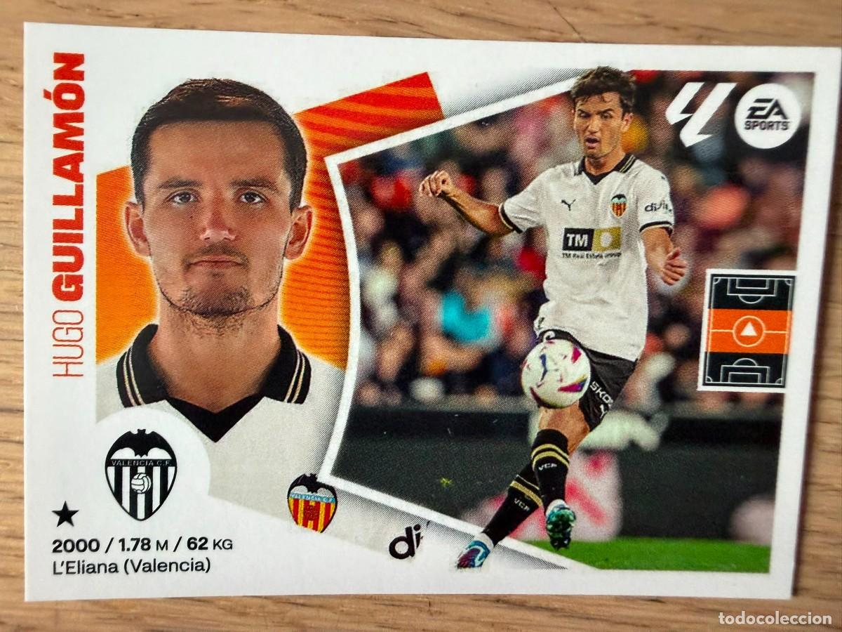 Cromos de f&uacute;tbol: 11 GUILLAMON VALENCIA 24 25 2024 2025 LIGA EA SPORTS COLECCIONES ESTE SIN PEGAR STICKER