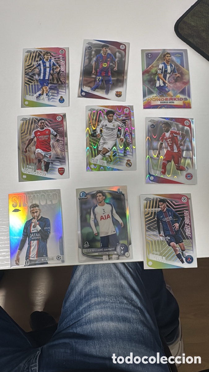 Cromos de f&uacute;tbol: Pack Champions League 25/26 Topps Chrome