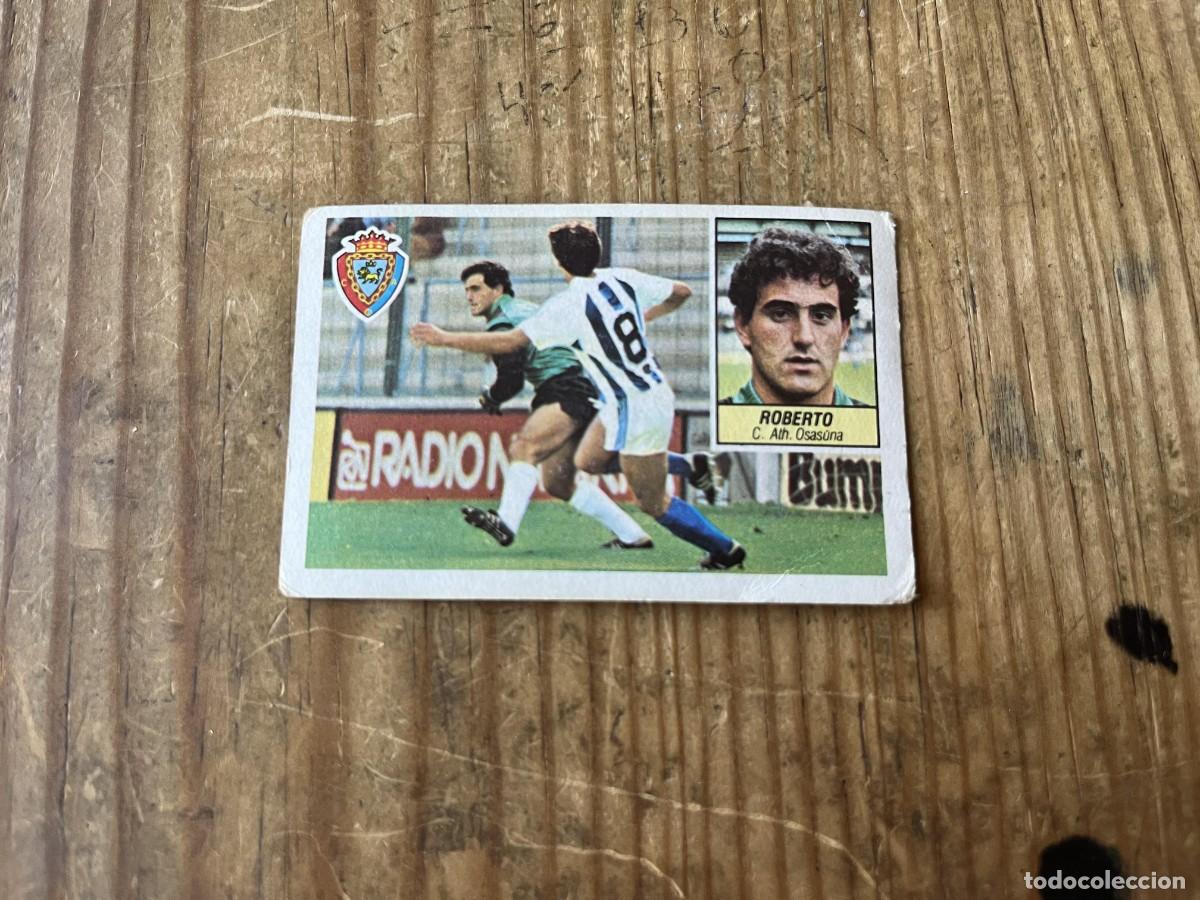 Cromos de f&uacute;tbol: CROMO SIN PEGAR NUNCA PEGADO ALBUM LIGA ESTE 84 85 1984 1985 OSASUNA ROBERTO