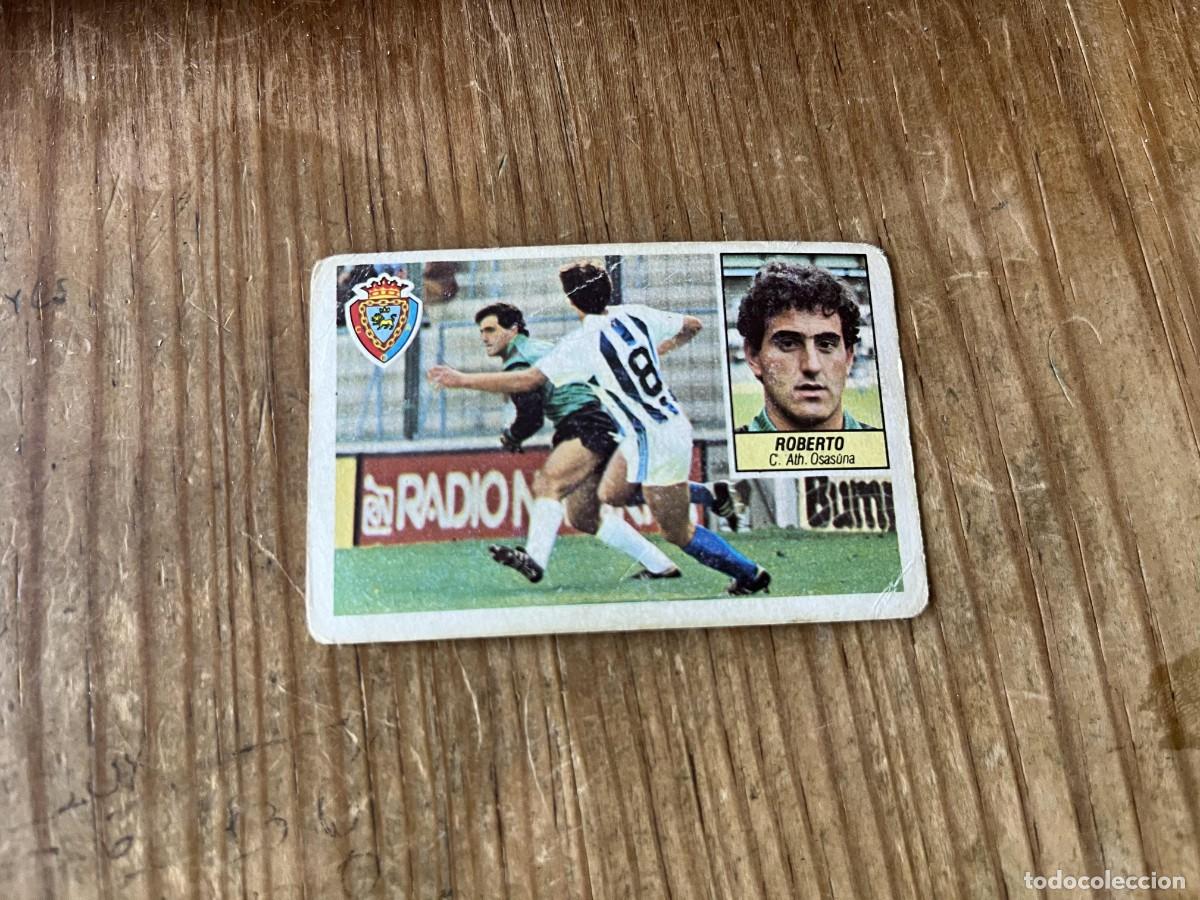 Cromos de f&uacute;tbol: CROMO SIN PEGAR NUNCA PEGADO ALBUM LIGA ESTE 84 85 1984 1985 OSASUNA ROBERTO