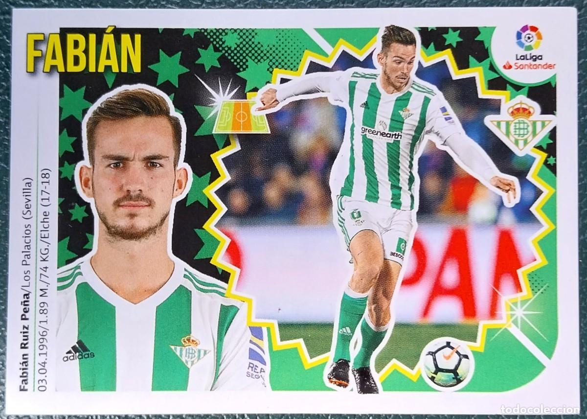 Cromos de f&uacute;tbol: 12 FABIAN REAL BETIS CROMOS ALBUM EDICIONES ESTE 2018 2019 18 19