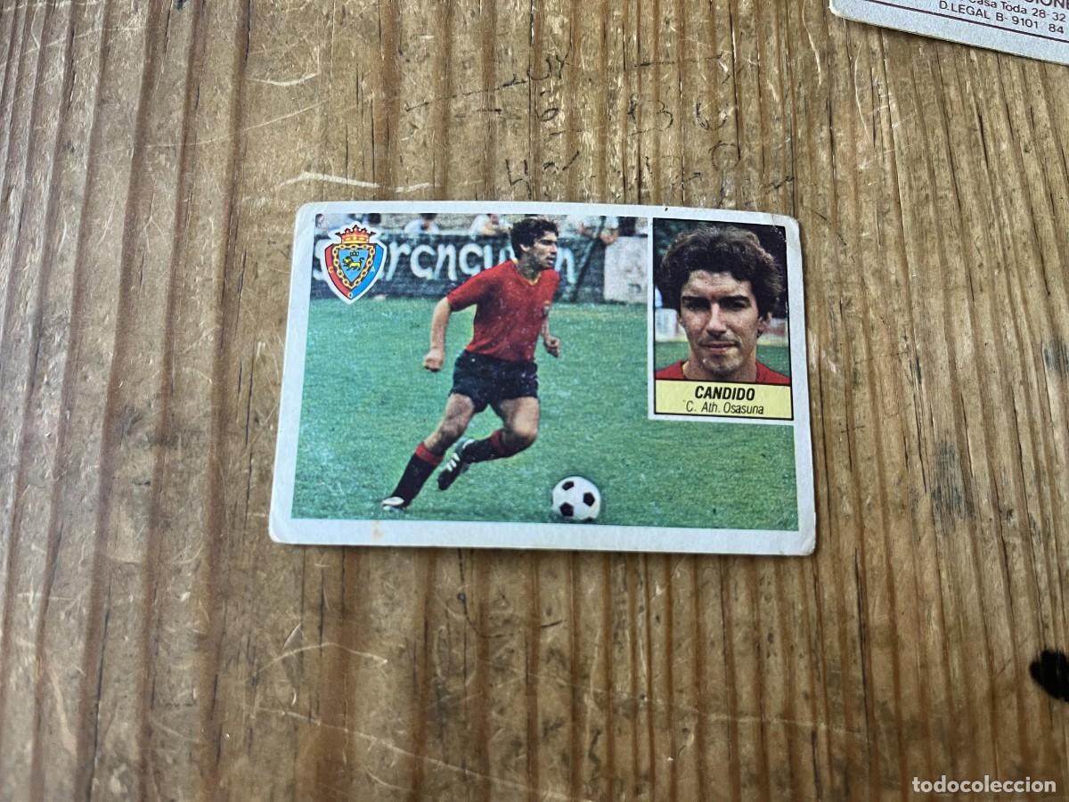 Cromos de f&uacute;tbol: CROMO SIN PEGAR NUNCA PEGADO ALBUM LIGA ESTE 84 85 1984 1985 OSASUNA CANDIDO