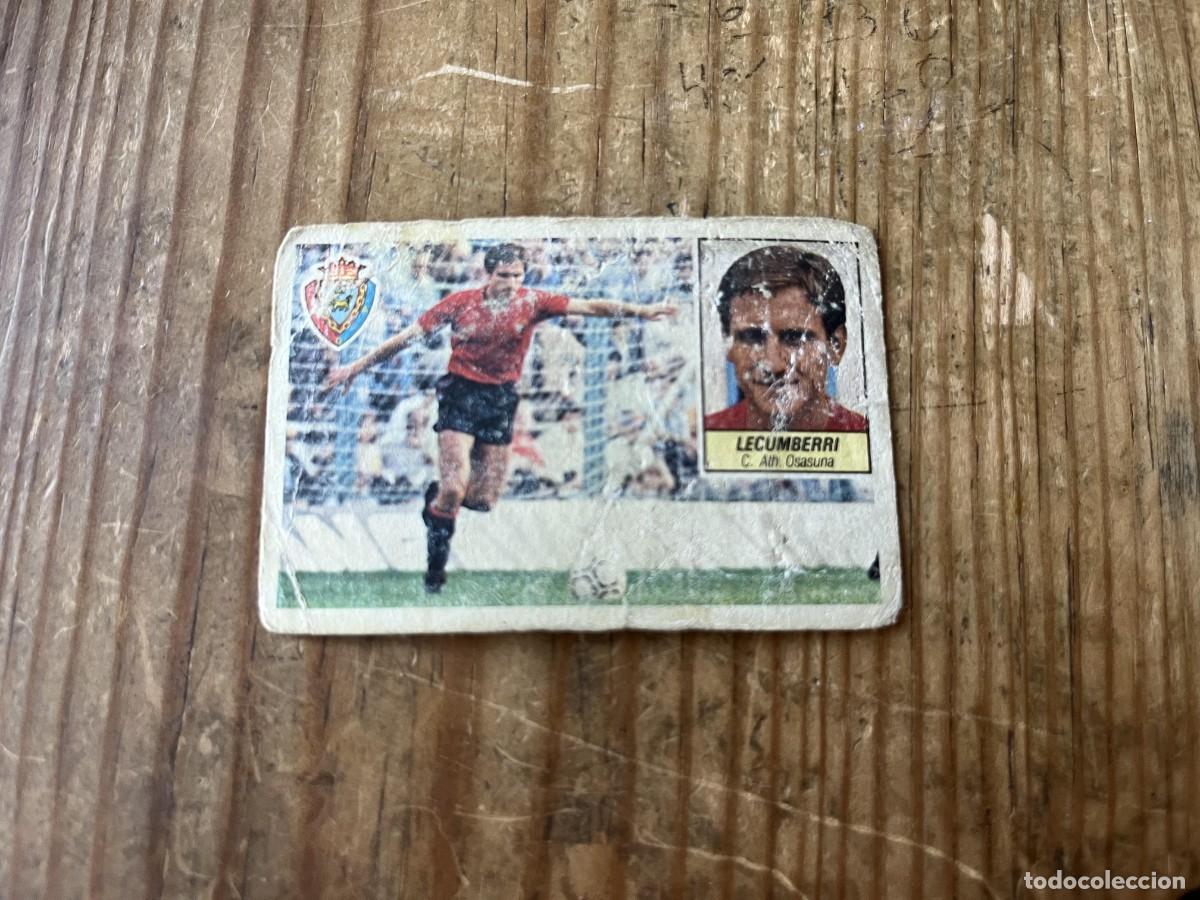 Cromos de f&uacute;tbol: CROMO SIN PEGAR NUNCA PEGADO ALBUM LIGA ESTE 84 85 1984 1985 OSASUNA LECUMBERRI