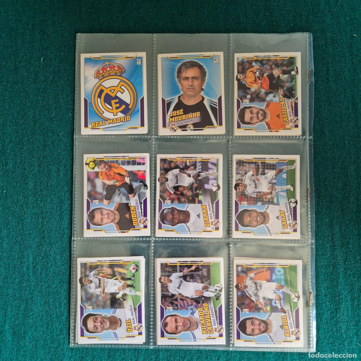 Football Stickers: 18 cromos liga este MADRID 2010 2011