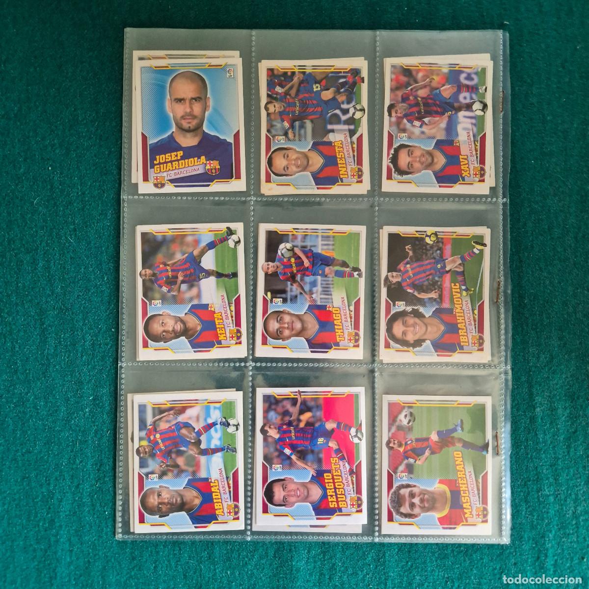 Cromos de f&uacute;tbol: 17 cromos liga este BARCELONA 2010 2011