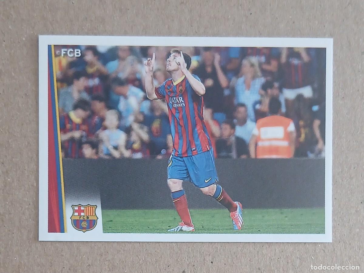 Cromos de f&uacute;tbol: CROMO n&ordm; 13 MESSI BARCELONA COLECCI&Oacute;N OFICIAL BARCCELONA 2013-2014 DE PANINI. Nuevo de sobre.