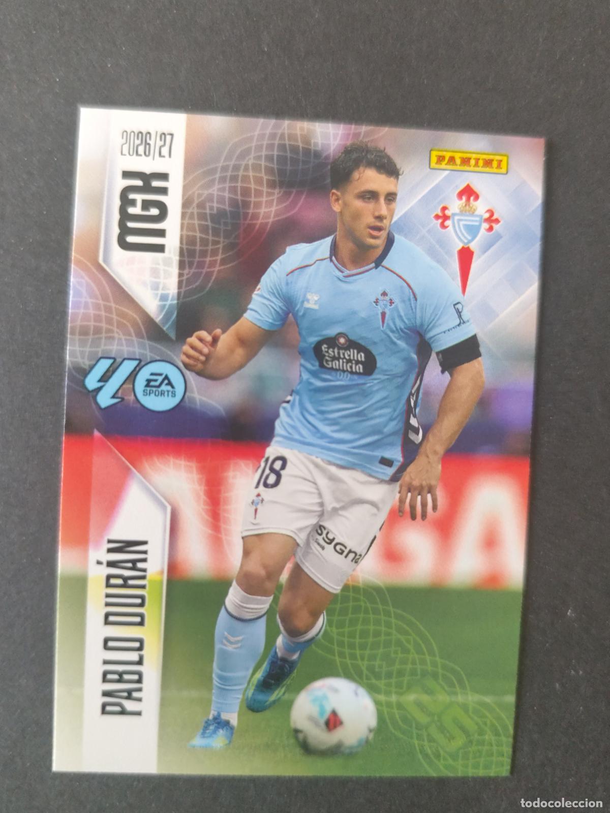 Cromos de f&uacute;tbol: 123 PABLO DUR&Aacute;N CELTA VIGO MEGACRACKS 2026 2027 26 27