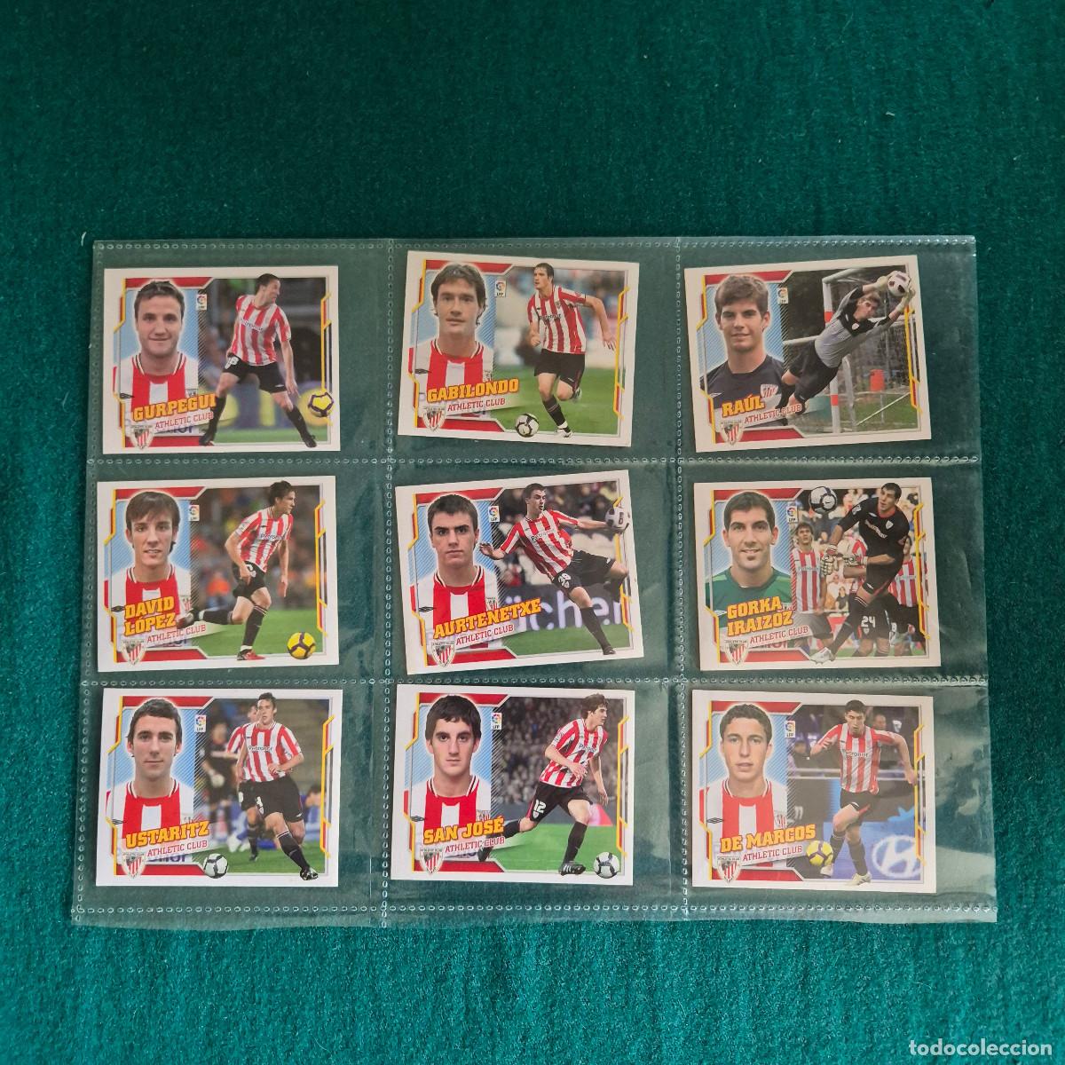 Cromos de Futebol: 9 cromos liga este BILBAO 2010 2011