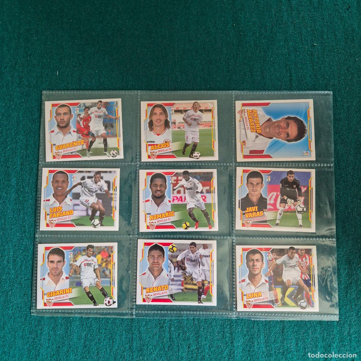 Cartes &agrave; collectionner de Football: 9 cromos liga este SEVILLA 2010 2011