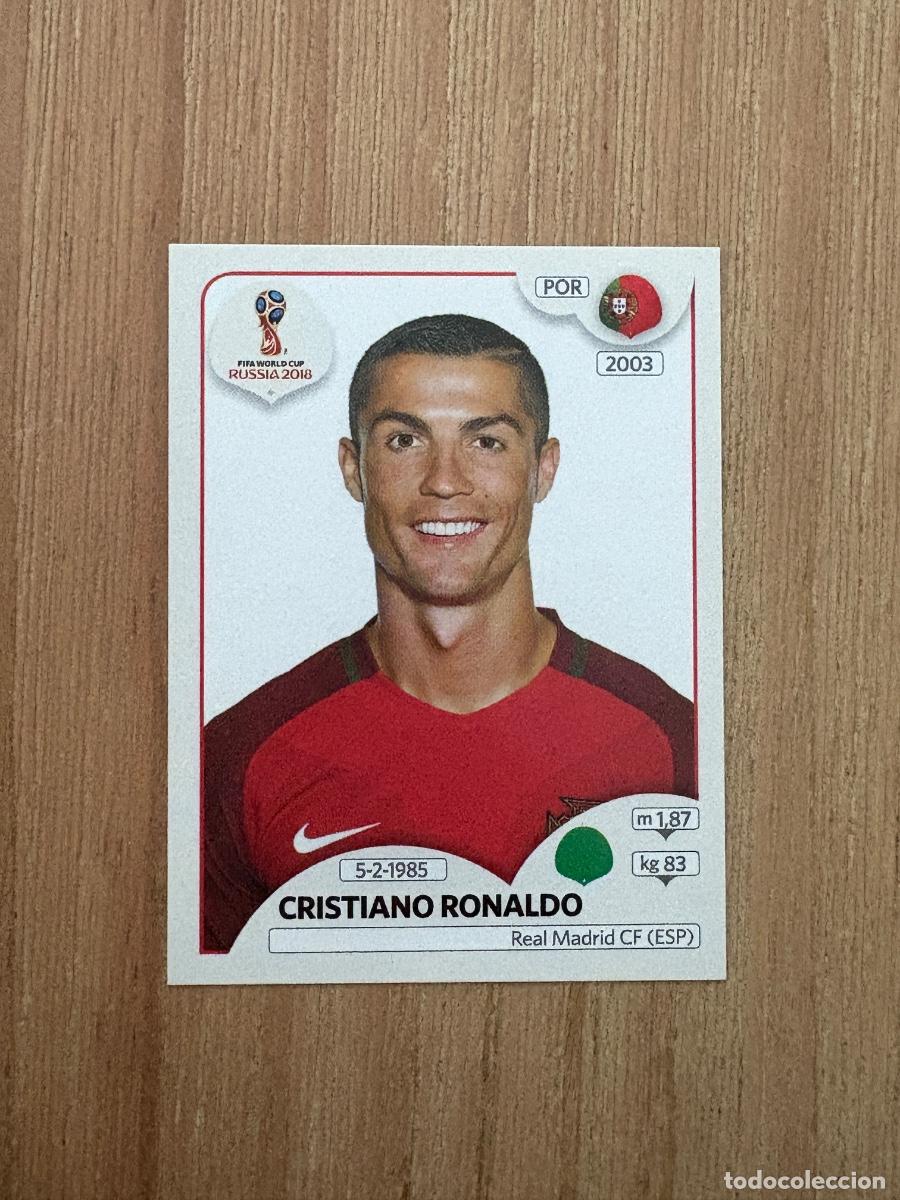 Cromos de f&uacute;tbol: 28. CROMO N&ordm; 130 CRISTIANO RONALDO PORTUGAL CR7 STICKER MUNDIAL RUSIA 2018 PANINI FIFA WORLD