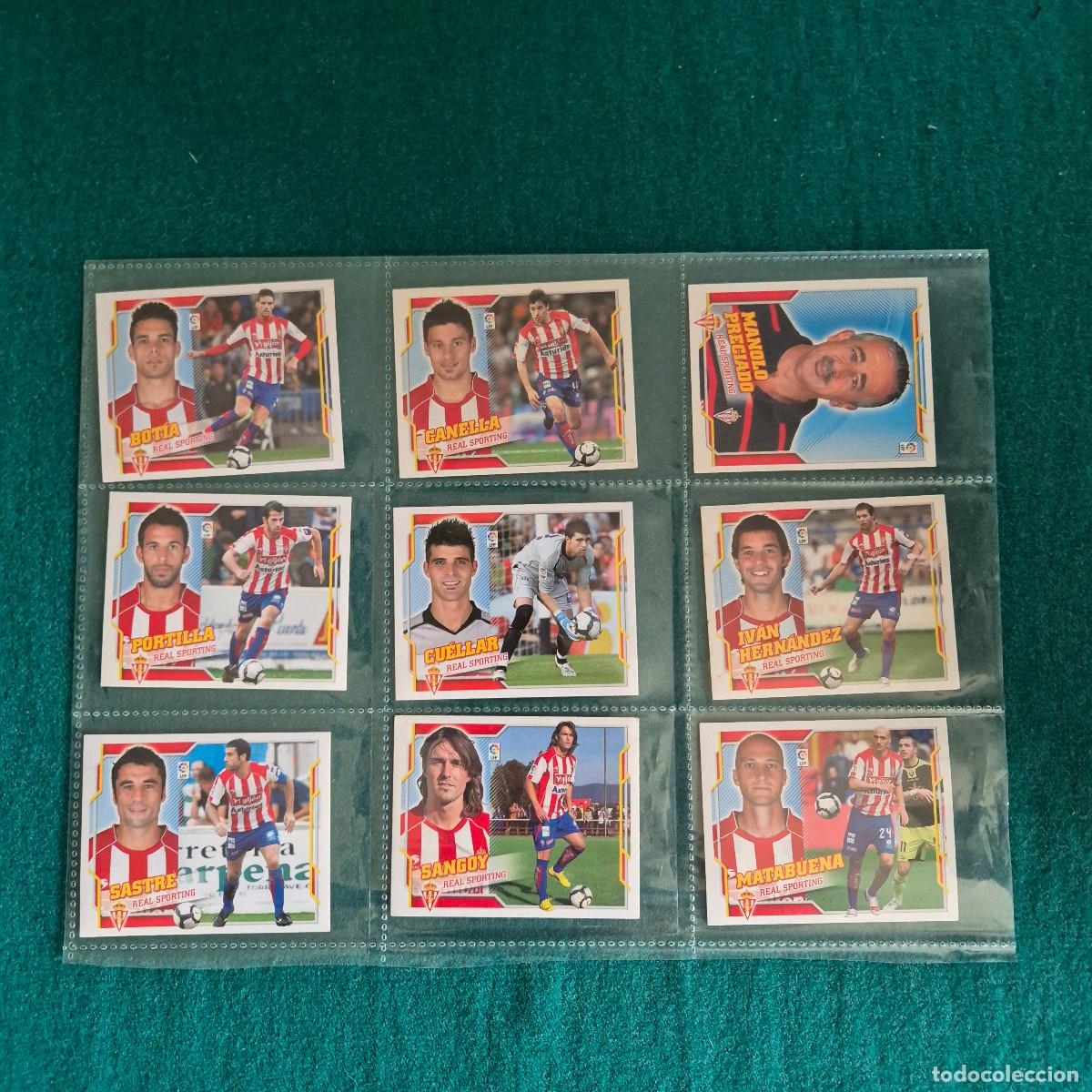 Cartes &agrave; collectionner de Football: 9 cromos liga este GIJON 2010 2011