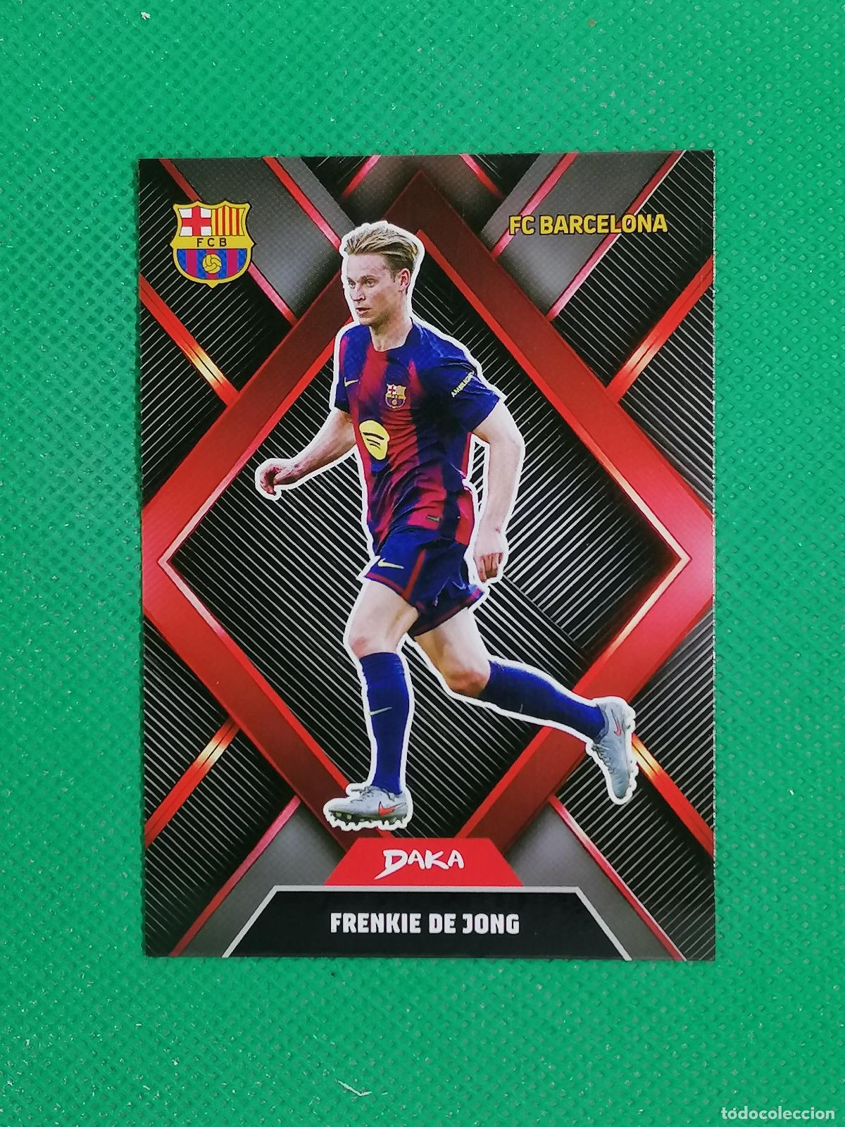 Cromos de f&uacute;tbol: SR-10 FRENKIE DE JONG SHARP RHOMBUS ⚽ DAKA TOP AUDIENCE BARCELONA 2025 2026 25 26 ⚽