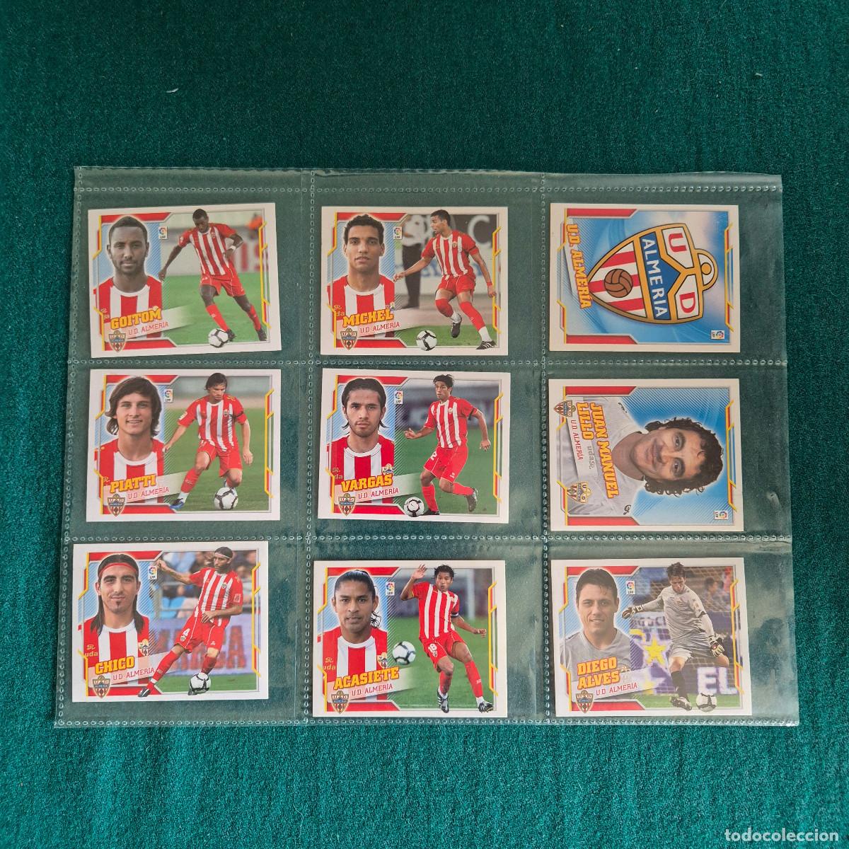 Fu&szlig;ball-Sticker: 9 cromos liga este almeria 2010 2011
