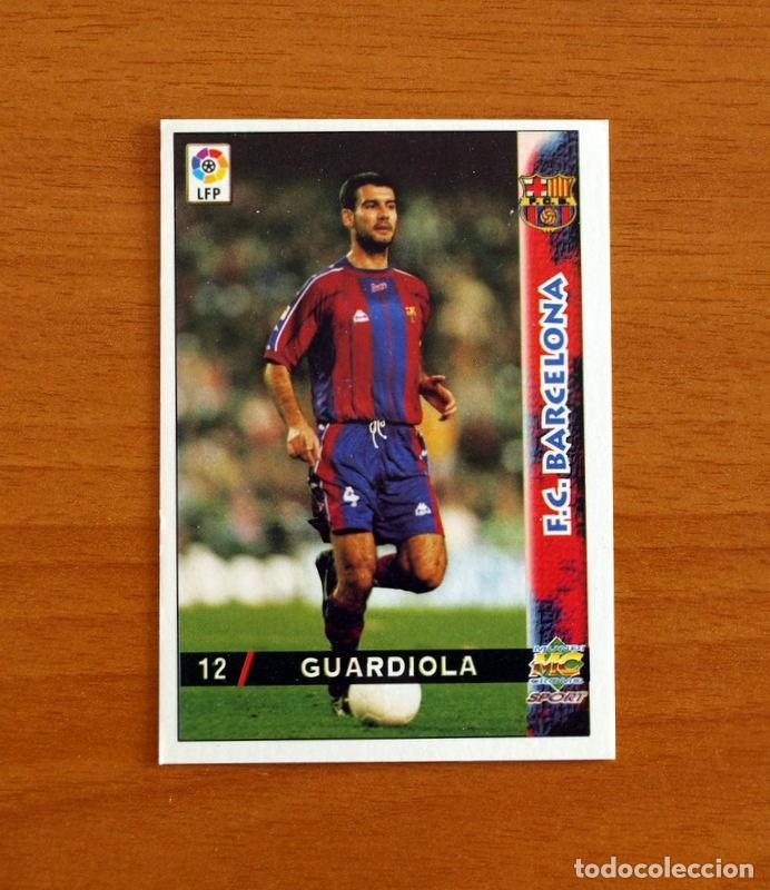 Cromos de f&uacute;tbol: Barcelona - N&ordm; 12 Guardiola - Mundicromo Las Fichas de la Liga 1998-1999-98-99